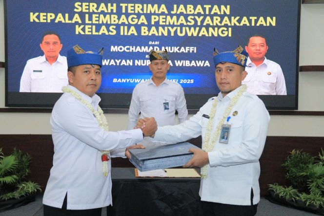 
					Pucuk Pimpinan Lapas Banyuwangi Berganti, Kakanwil Tegaskan Agar Kalapas Baru Perkuat Sinergi