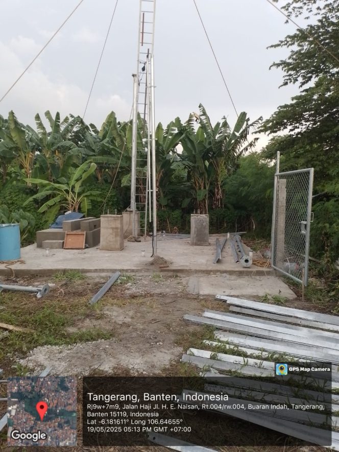 
					Pemasangan Tiang Tower PT. Gihon Telekomunikasi Indonesia Diduga Tidak Memiliki Izin.