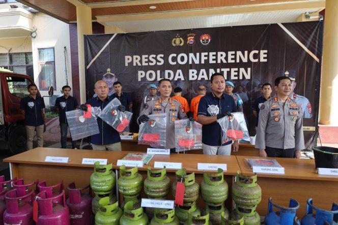 
					Raup Omzet Ratusan Juta, Polda Banten Tangkap Dua Pelaku Penyuntik LPG Bersubsidi*