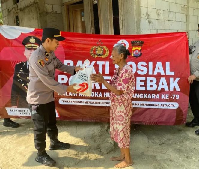 
					_Sambut Hari Bhayangkara ke-79, Polres Lebak Laksanakan Bakti Sosial Bagikan Paket Sembako_