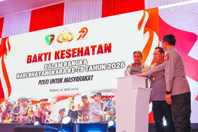 
					Kapolri Hadiri Puncak Bakti Kesehatan Jelang Hut ke-79 Bhayangkara, Diikuti Ratusan Ribu Peserta