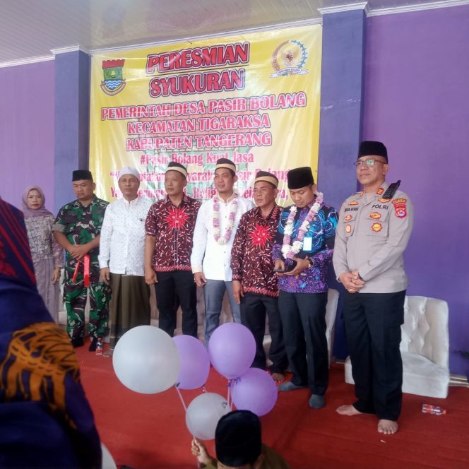 
					Kapolsek Tigaraksa Hadiri Peresmian Kantor Desa Pasir Bolang