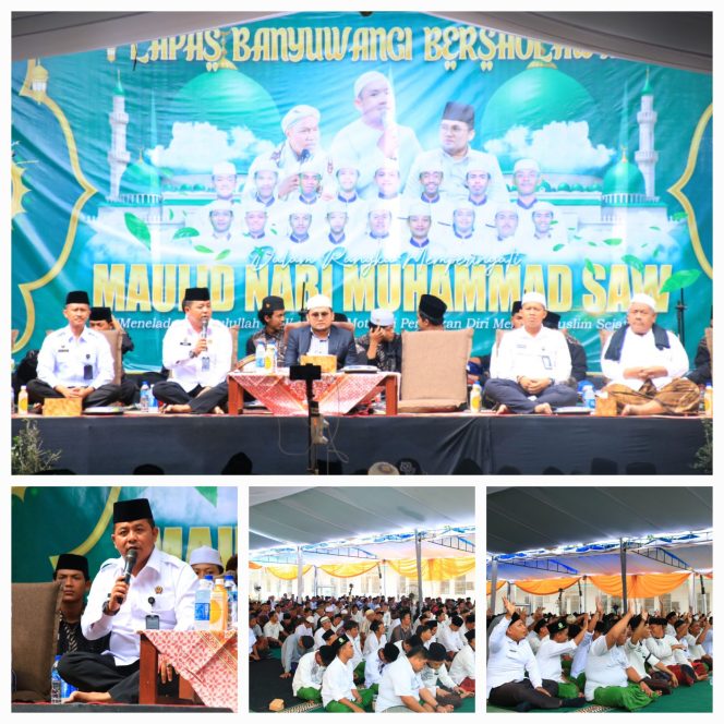 
					Lapas Banyuwangi Bersholawat, Warga Binaan Diajak Teladani Akhlak Rasulullah