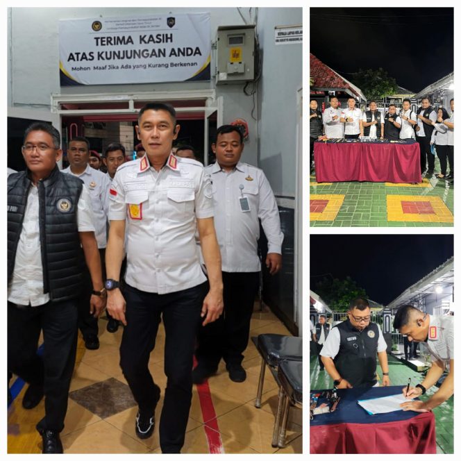 
					Lapas Jember Bersama Tim Satopspatnal Kanwil Ditjenpas Jatim Gelar Razia dan Tes Urine