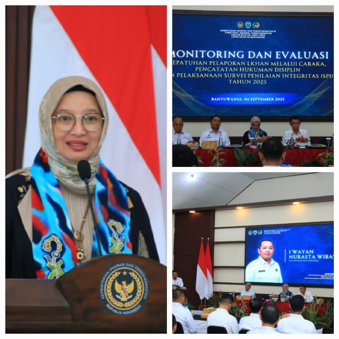 
					Gelar Monev di Lapas Banyuwangi, Sesitjen Kemenimipas Tekankan Transparansi dan Disiplin Pelaporan