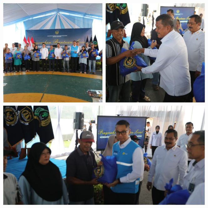
					Kemenimipas Salurkan 5.000 Paket Bantuan Sosial untuk Pesantren dan Nelayan di Cilacap