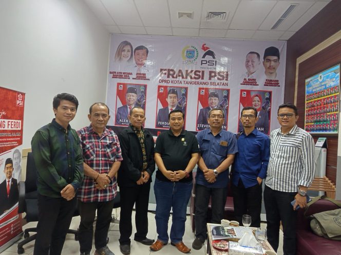 
					PD Pewarna Banten Sowan ke DPRD Tangsel, Steven Jansen Siap Dukung Pelantikan Pengurus
