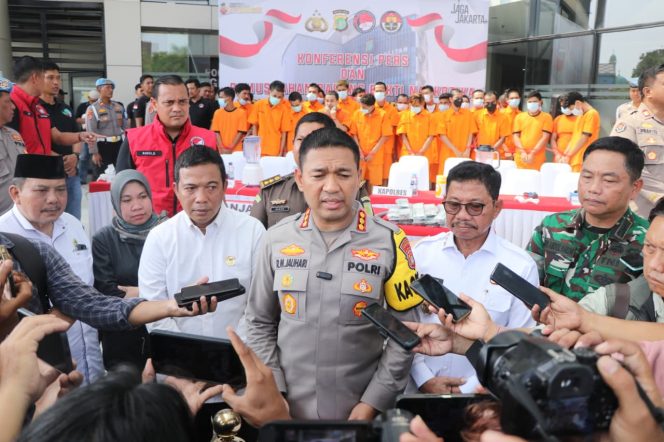 
					Jaga Warga dari Ancaman Narkoba Polres Metro Tangerang Kota Melenyapkan Barang Bukti Narkoba*