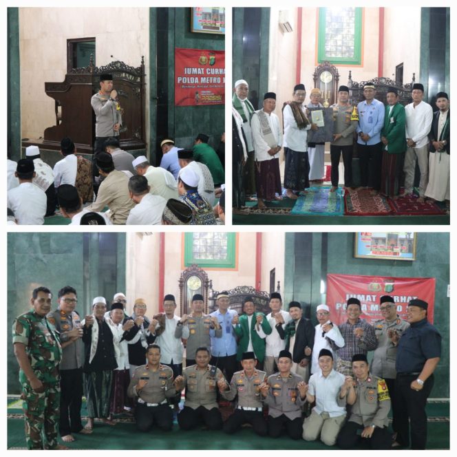 
					Kapolres Metro Tangerang Kota Gelar Shalat Jum’at Keliling dan Jum’at Curhat di Teluknaga*