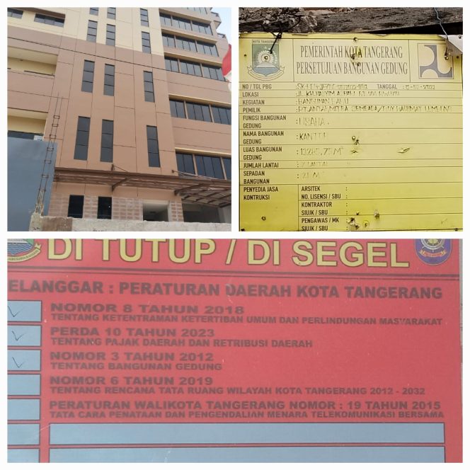 
					Lagi-Lagi  Penyalahgunaan Izin PBG di Tangerang: Bangunan 7 Lantai Diduga Gunakan Dokumen Palsu