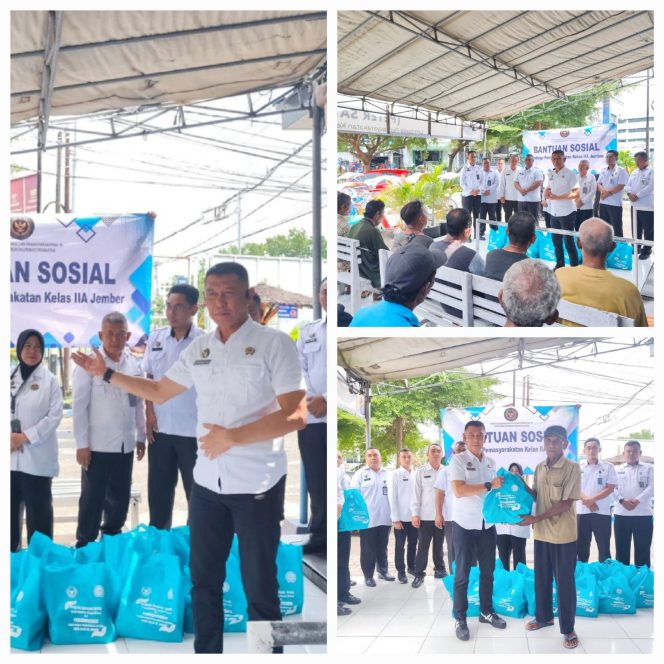 
					Lapas Jember Tebarkan Tali Asih Bakti Sosial: Wujudkan Akselerasi Menteri