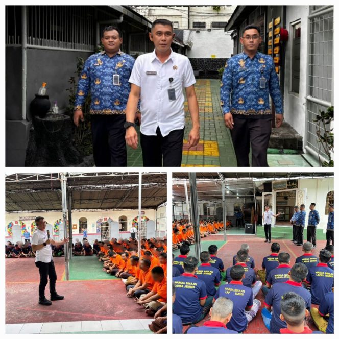 Kalapas Jember Tegaskan Pelayanan Gratis dan Tanpa Diskriminasi Dihadapan Ratusan Warga Binaan