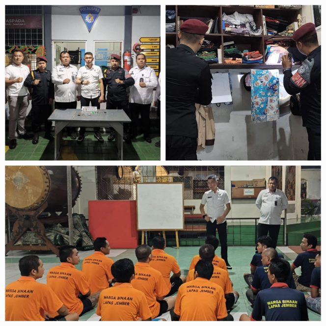 
					Lapas Jember Rutin Gelar Razia, Wujudkan Kamar Hunian Zero Halinar