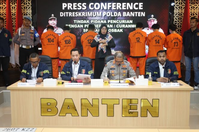 
					Polda Banten Berhasil Bongkar Jaringan Curanmor Spesialis Losbak dan 6 Pelaku Ditangkap*