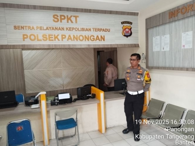 
					Tim Asistensi Polda Banten Lakukan Kunjungan Kerja ke Polsek Panongan*