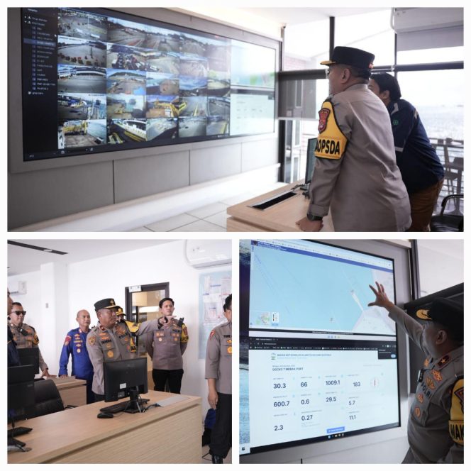 
					Wakapolda Banten Cek Situasi Pelabuhan Merak Melalui Pantauan CCTV