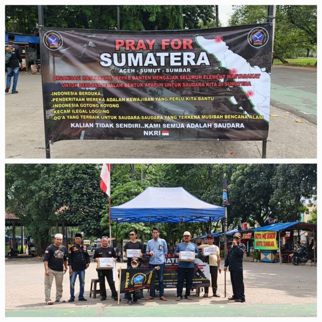 
					Ormas BPPKB DPRT Poris Plawad Gelar Penggalangan Dana untuk Korban Bencana Sumatera dan Aceh