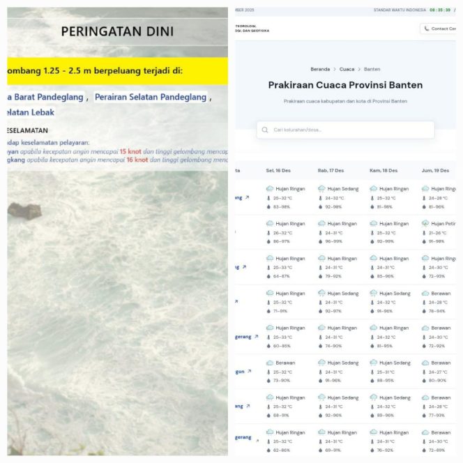 
					Polda Banten Sampaikan Imbauan, Terkait Cuaca Yang Tidak Menentu