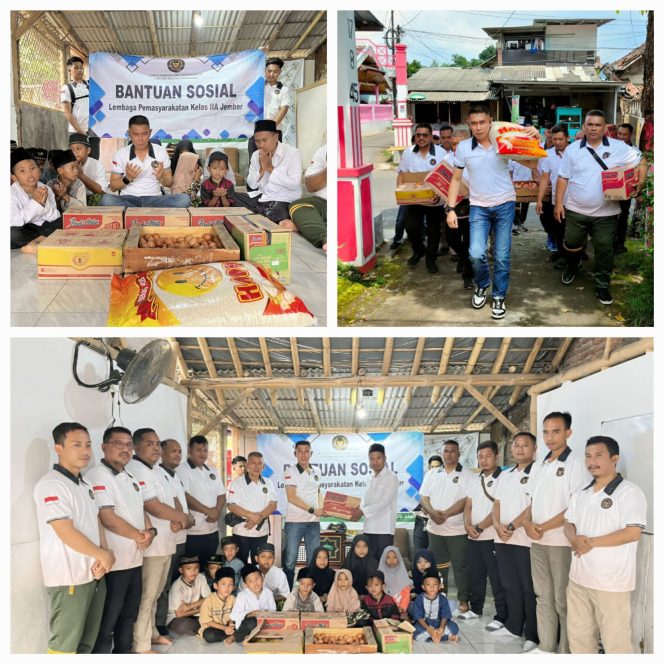 
					Wujud Kasih Lapas Jember: Bantuan Diberikan kepada Anak Yatim