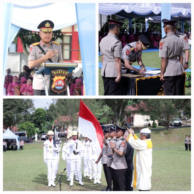 
					Upacara Penutupan Pendidikan Bintara Polri TA 2025, Kapolda Banten Beri Pesan Pengabdian*