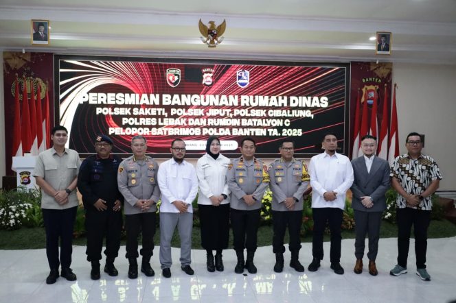 
					Polda Banten Resmikan Rumah Dinas TA 2025, Wujud Komitmen Tingkatkan Kesejahteraan Personel