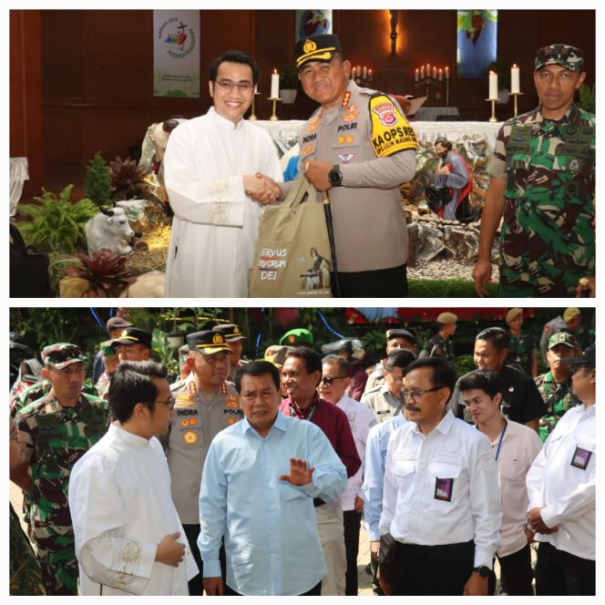 
					Amankan Hari Raya Natal, Kapolresta Tangerang dan Forkopimda Sambangi Gereja
