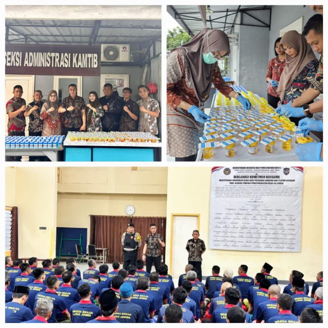 
					Lapas Jember Gelar Pengujian Urine untuk Semua Narapidana Kasus Narkotika