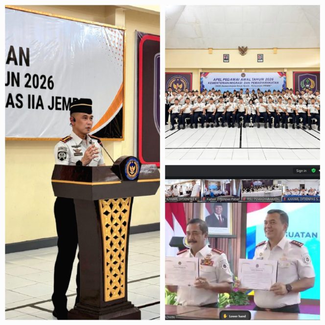 
					Lapas Jember Gelar Apel Pegawai Awal Tahun 2026, Target Pelayanan Prima dan Kinerja Nyata