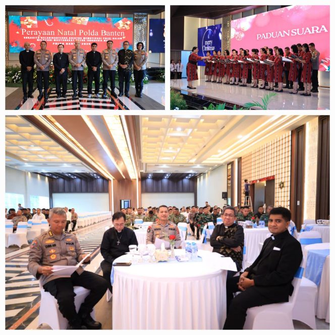 
					Natal Bersama Polda Banten 2025, Kapolda Tekankan Semangat Pelayanan Presisi dan Dukungan Program Ketahanan Pangan*
