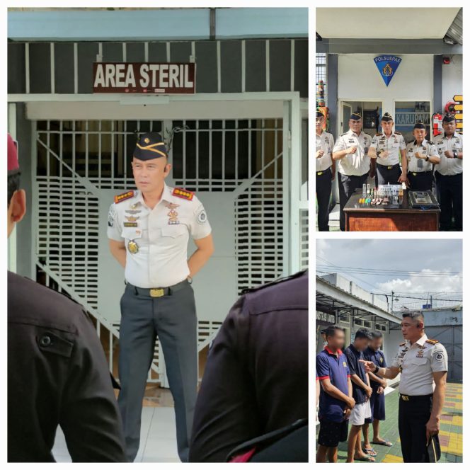 
					Kalapas Jember Pimpin Langsung Razia dan Tes Urine Warga Binaan