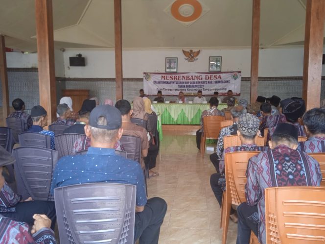 
					Musrenbangdes Desa Tanggunggunung membahas dan Menyepakati Rancangan RKP Desa dan RKPD Kabupaten Tulungagung Tahun Anggaran 2027″