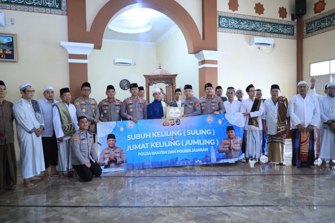 
					Kapolda Banten Ajak Jamaah Jaga Kamtibmas Lewat Sholat Jumat Keliling*