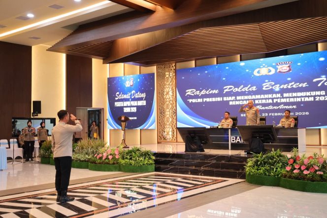 
					Rapim Polda Banten 2026, Tegaskan Komitmen Polri Presisi Dukung Program Pemerintah*