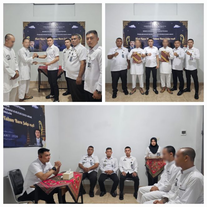 
					Sambut Nyepi 2026, Lapas Jember Berikan Remisi Khusus bagi Warga Binaan Hindu