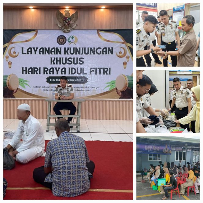 
					Momen Kebahagiaan Warga Binaan Lapas Jember dalam Kunjungan Idul Fitri 1447 H