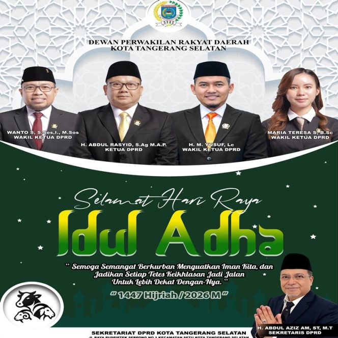 
					Selamat Haria Raya Idul Adha 1447 H/ 2026 M