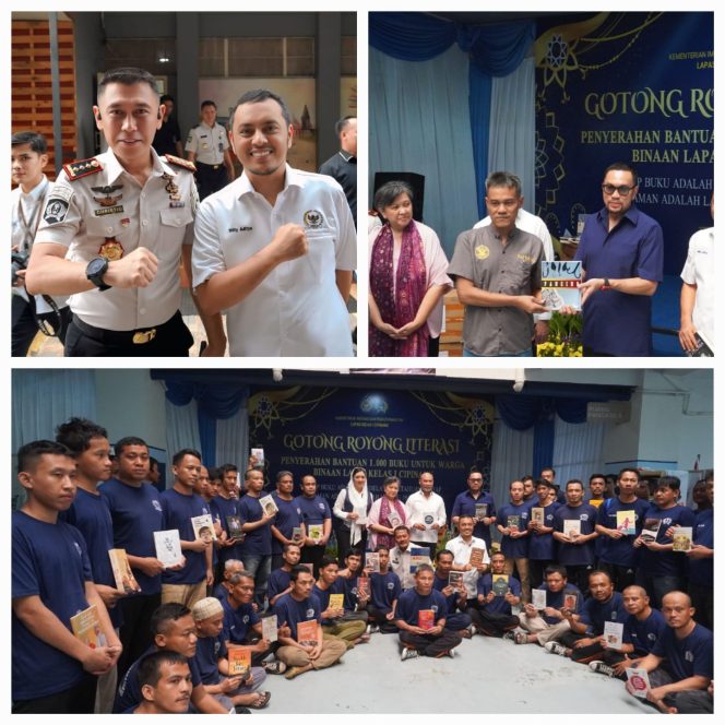 
					DPR RI Serahkan Hibah 1.000 Buku, Perkuat Budaya Literasi di Lingkungan Pemasyarakatan