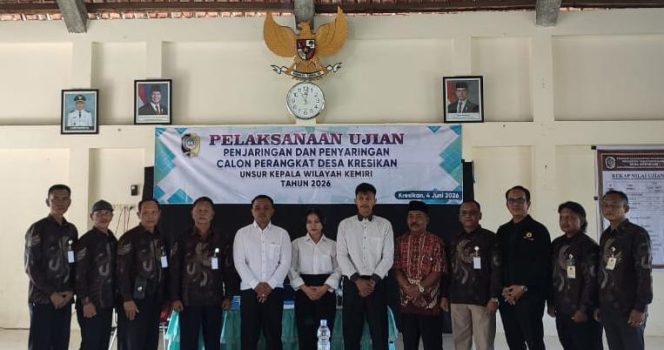 
					Penjaringan Perangkat Desa Kresikan Kondusif dan Lancar