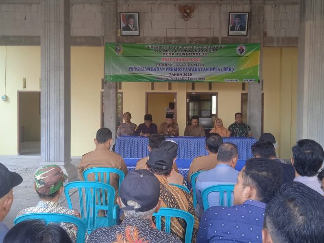 
					Pemerintah Desa Tenggarejo Gelar Musdes Sosialisasi & Pembentukan Panitia Pengisian BPD Tahun 2026