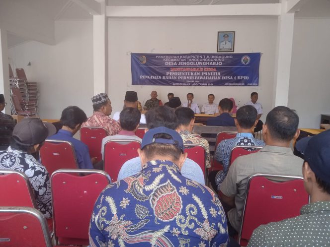 
					Pemerintah Desa Jenglungharjo Gelar Musdes Sosialisasi & Pembentukan Panitia Pengisian BPD Tahun 2026