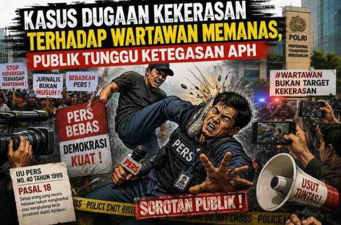 
					Dugaan Kekerasan terhadap Wartawan Memanas, Publik Tunggu Ketegasan APH