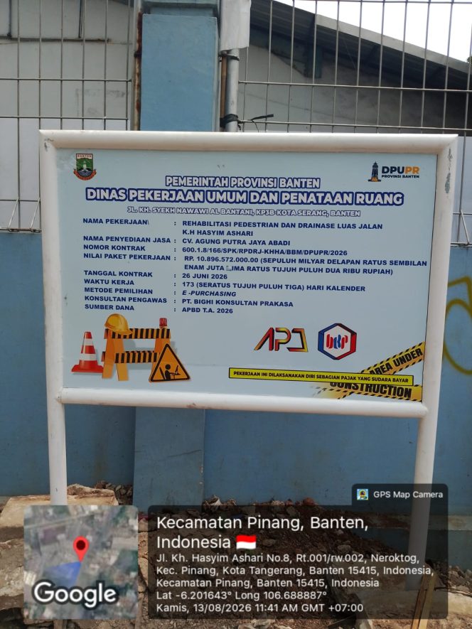
					ASAL JADI! PROYEK 10,8 MILIAR DPU BANTEN DIDUGA MERUGIKAN NEGARA, U-DITCH LANGSUNG TANCEP DI LUMPUR