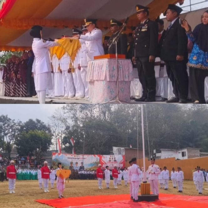 
					Camat Tanggunggunung Pimpin Upacara PHBN HUT RI ke 81 di lapangan Tanggunggunung
