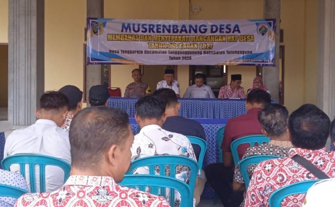 
					Pemdes Tenggarejo Gelar Musrenbangdes Menyepakati Rancangan RKPDes Tahun 2027
