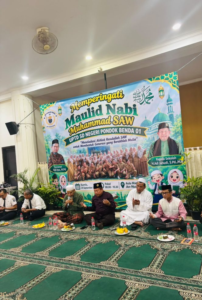 
					64 Anak Yatim SDN Pondok Benda 01 Dapat Santunan dalam Peringatan Maulid Nabi