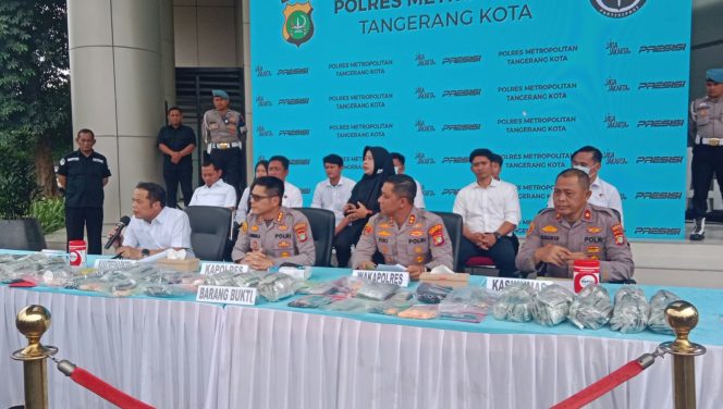
					Polres Metro Tangerang Kota Ungkap 37 Kasus Narkoba September 2026, 44 Tersangka Diamankan